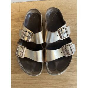 Birkenstock Rose Gold Arizona Sandals Womens 39